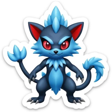 Weavile-Fakémon-hybrid-creature (full body)  sticker