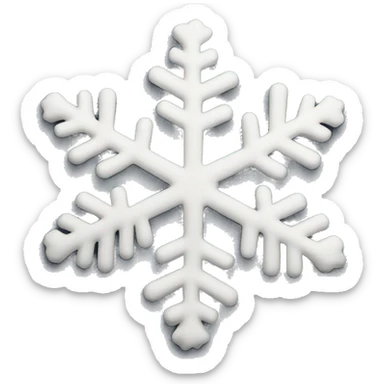 snow flakes sticker