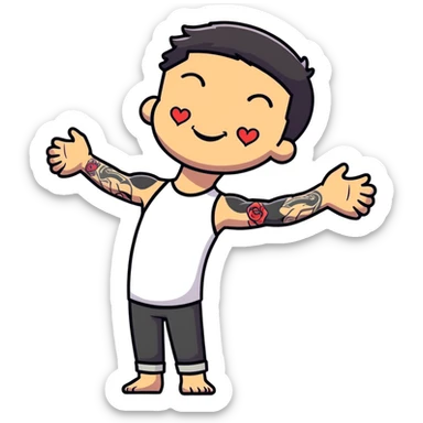 Man in. Love  sticker