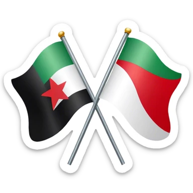 Syria flag sticker