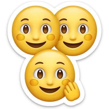 "IMAGE: 3 logon wala emoji  sticker