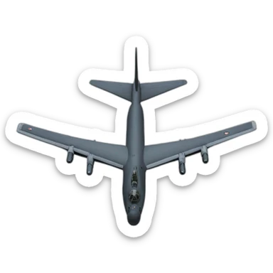 B-52 bomber sticker