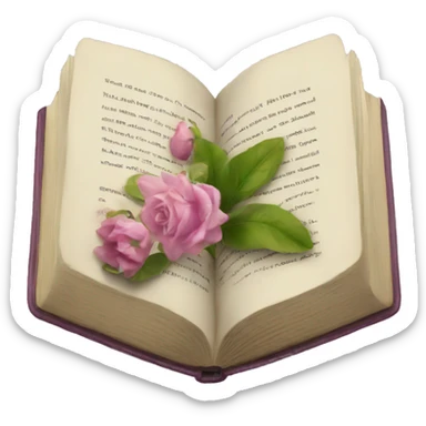 beautiful book sticker