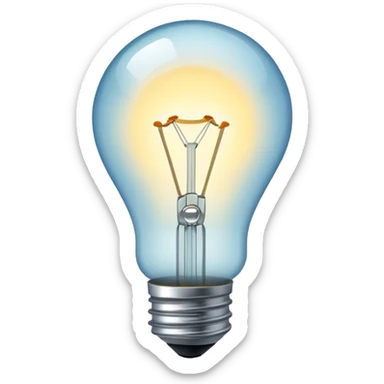 Create a light bulb emoji from Pixar sticker
