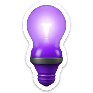 patrol-lamp with light bulb purple sticker