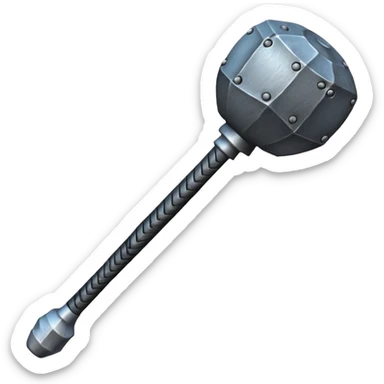 metal mace sticker