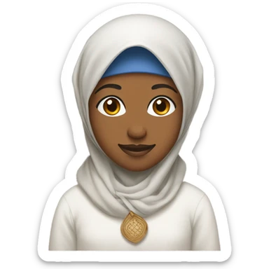 African American Muslim  sticker