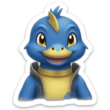 golduck-pokemon sticker