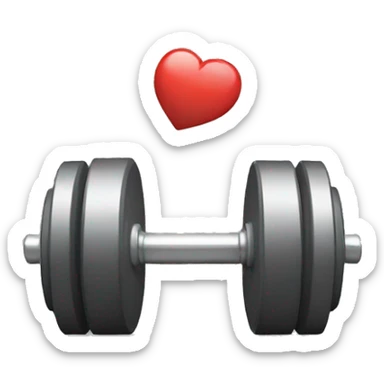 dumbbell sticker