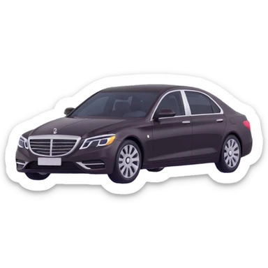 luxury sedan car sticker