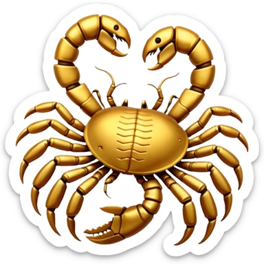 Scorpion zodiac sign. sticker