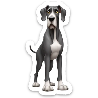 Great Dane  sticker