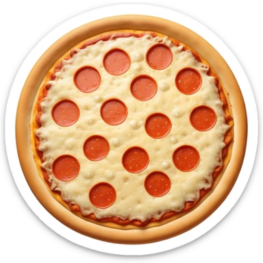 New York slice of cheese pizza sticker