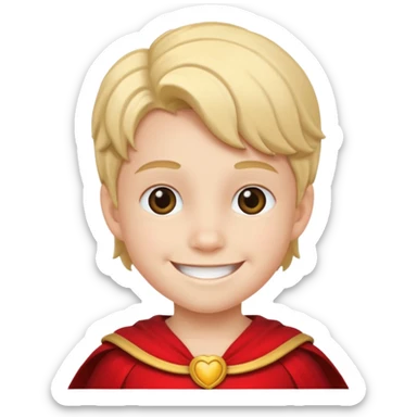 costume wearing kid sticker