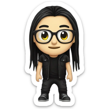 Skrillex sticker
