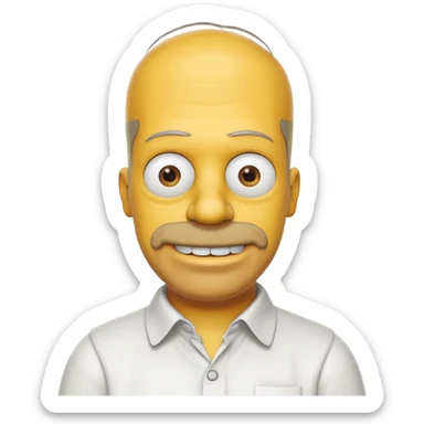 the simpsons, Different every character, only one at a time. sticker