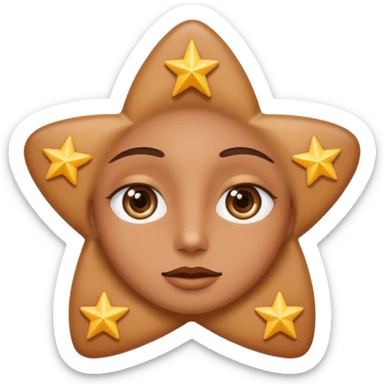 As me a un gasto con los ojos de estrella sticker