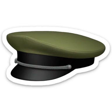 military cap sticker