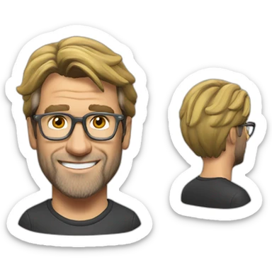 jurgen Klopp angel  sticker
