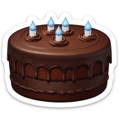 Chocolate cake sticker