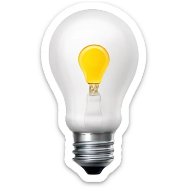 créer moi un emoji d'une ampoule Philips hue sticker