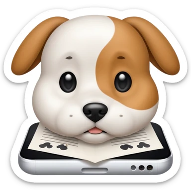 Dog Information Form sticker