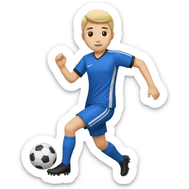 soccer player sticker