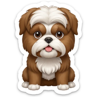 Gimnastic Shitzu sticker