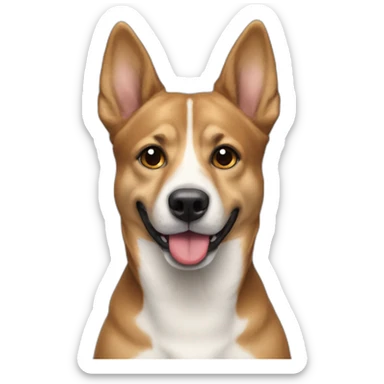 Un chien qui tire la langue  sticker