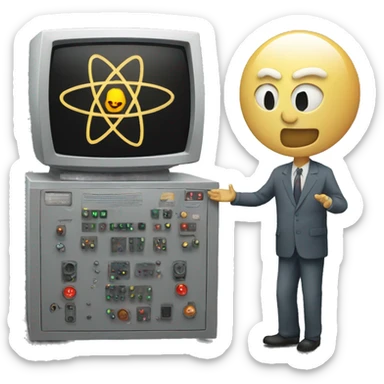 atomic commputer sticker