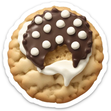 crumble cookie with chocolate cheese  sticker
