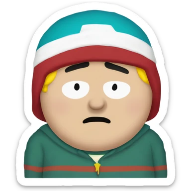 eric cartman from south park sticker