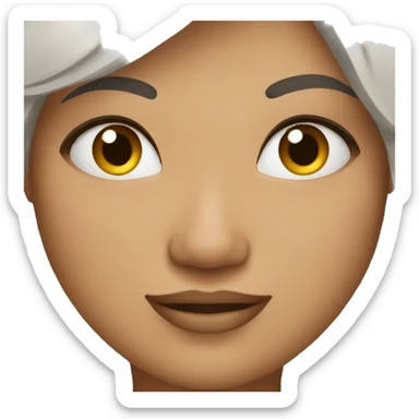 Plus size woman AR samsung emoji sticker