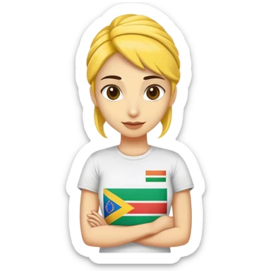 python coder with mauritian flag sticker