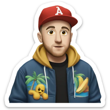 mac miller sticker