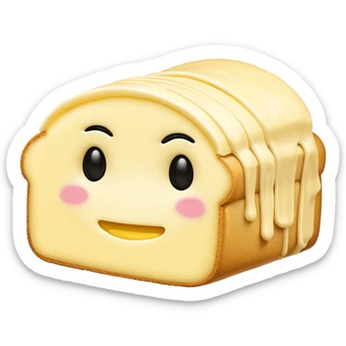 butter no face sticker