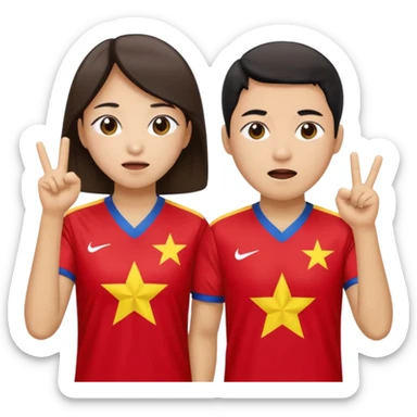 vietnam beating korrea sticker