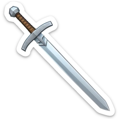 Neither sword in Minecraft  sticker