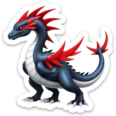 Lugia-Salandit-Silvally-Fakémon-hybrid-creature (full body)  sticker