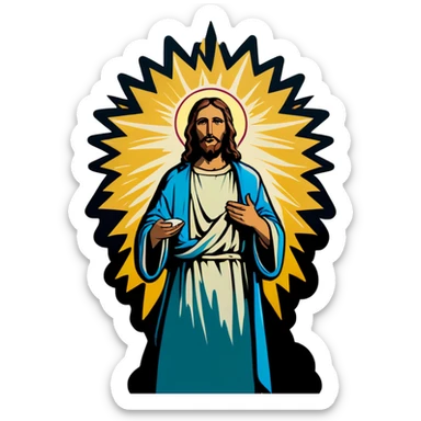 Jesus sticker