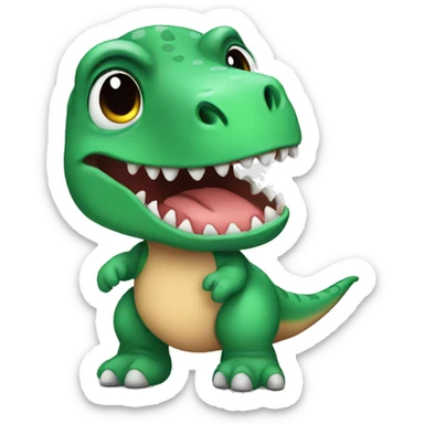 Baby T-Rex sticker