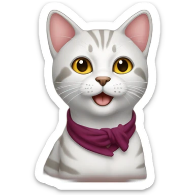 gato-bebendo-vinho sticker