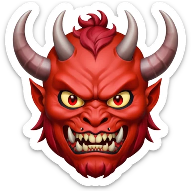 demonio japones sticker