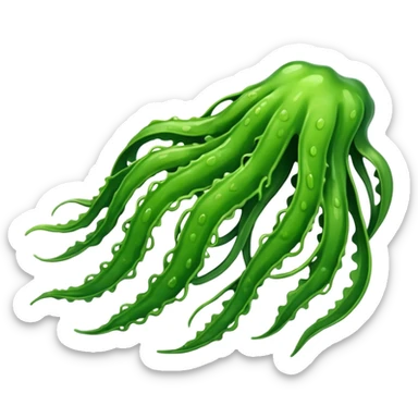 algues marine vertes sticker