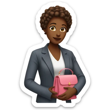 Mommy going on a date sticker