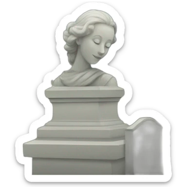 genealogists in a cemetery sticker