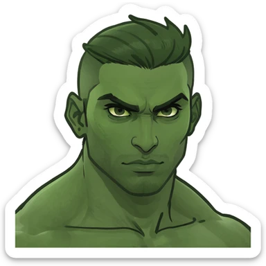 Sexy south Asian muscular man  sticker