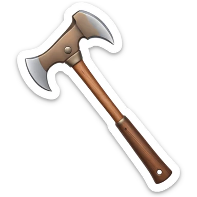 hiking axe sticker