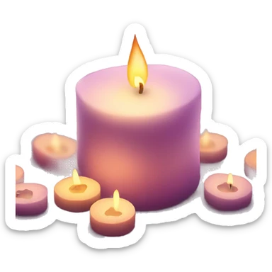 candles cosy sticker