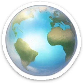 the world over heaven sticker